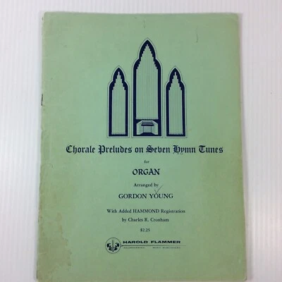 Flammer 3762 органный хор прелюдии на мелодии гимна Seben ноты 1955 - Изображение 1 из 4