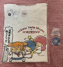Sanrio Kikirara Pop Team Epic Collaboration T-shirt Free Size & Badge Set