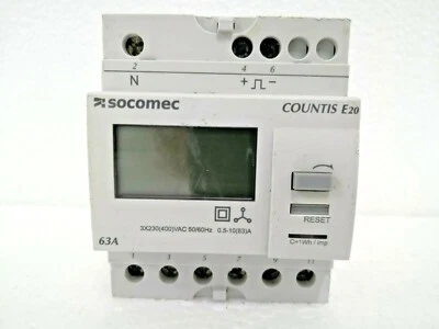Socomec Countis E20 Energy Meter Three-phase Direct up to 63 A Ref: 4850 3003 - Image 1 of 4