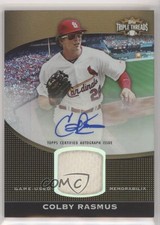 2011 Topps Triple Threads Unity Relic Sepia /75 Colby Rasmus #TTUAR-10 Auto