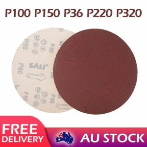 10x Sandpaper Sanding Discs Sand Paper Wood Metal Polisher 6 Kinds of Grits AU - Picture 1 of 4