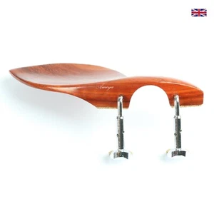 Reposacabezas para violín Padauk - Abrazadera semicolina Delphin Lite súper ligera - Imagen 1 de 3