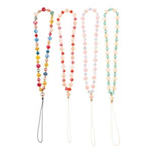 4 Pcs Anti-Rutsch-Lanyard Für Mobiltelefone Dekoratives Telefonseil - Zdjęcie 1 z 12