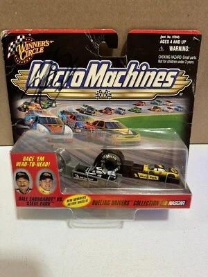 Autographed Steve Park & Dale Earnhardt Micro Machines Dueling Drivers - Image 1 of 3