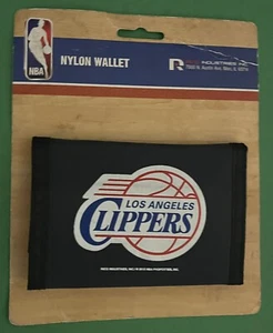 NBA Rico Industries Nylon Trifold Wallet LA Los Angeles Clippers Team - Picture 1 of 3