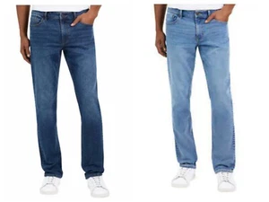 NEW Izod Men's Jeans Comfort Stretch Straight Fit 5-Pocket SELECT Size COLOR NWT - Picture 1 of 23