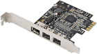 Syba Low Profile Pci-Express Firewire Card with Two 1394B Ports and One 1394A P