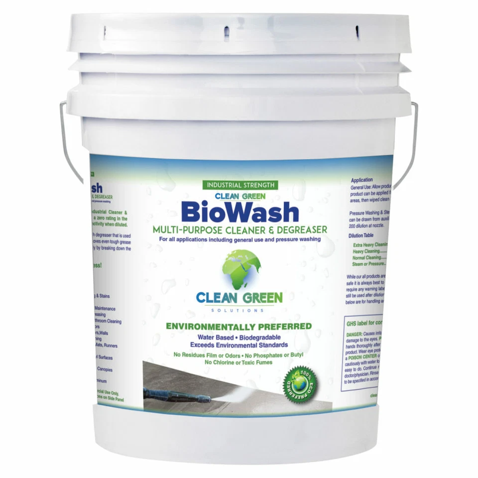 ENVIRO BIO FLAT WASH limpador multiuso/lavagem sob pressão 5 galões - Imagem 1 de 3