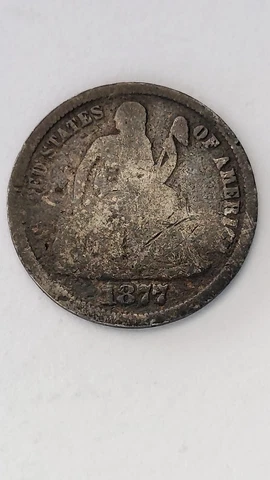 1877-CC United States Liberty Seated Dime Cover