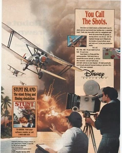 Stunt Island Print Ad/Poster Art PC Big Box - Picture 1 of 2