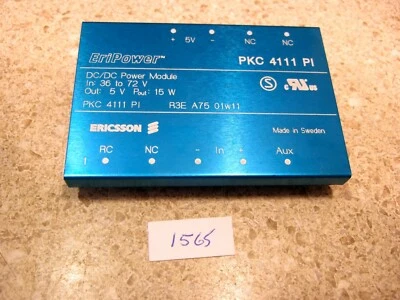 Ericsson PKC4111PL DC-DC Converter 36-72Vin to 5.0V 15W - Image 1 of 4