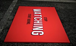 Stop Watching Canvas Print PreStretched Motivational HUSTLE JDM Netflix Inspired - Picture 1 of 4