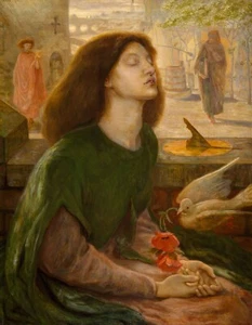 Dante Gabriel Rossetti : "Beata Beatrix" (1877) - Giclee Fine Art Print - Picture 1 of 7