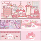 Cartoon My Melody Mouse Pad antidérapant grand tapis de table claviers 400 * 900 mm 