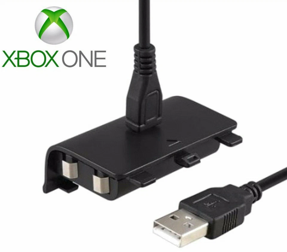 Xbox One Rechargeable Controller Battery + USB Charger Cable With FREE SHIPPING! - Image 1 of 4