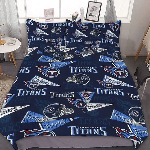 Tennessee Titans Bedding Set Duvet/Comforter Cover Pillowcase Quilt Cover Gifts Cover