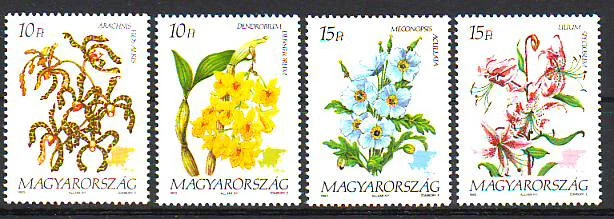 HUNGARY - 1993. Asian Flowers - MNH - Image 1 of 1