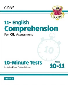 11+ Plus Year 6 GL English Comprehension-10-Minute Test Book 2 with Answer CGP - Picture 1 of 8