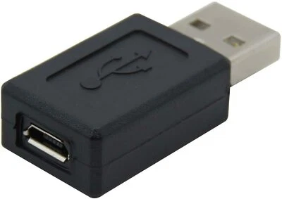 USB-A 2.0 Male to Micro USB B type 5pin Female Connector Adapter convertor - Image 1 of 4