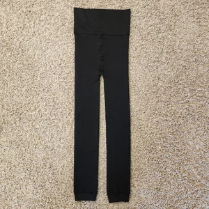 Free Country Fleece gefütterte Leggings schwarz Damen Größe Small warm und kuschelig weich - Bild 1 von 15