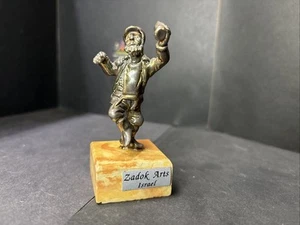 Zadok Arts .925 Silber Tanzende Figur Israel Judentum Ref#21 - Bild 1 von 11