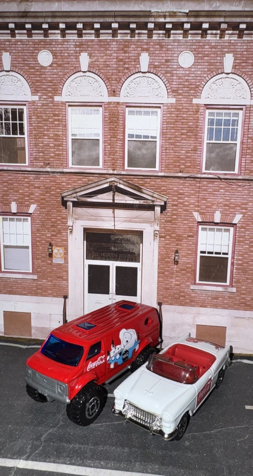 Lot Of 2 Matchbox 1955 Coke Convertible Chevy Bel Air & 1981 Chevy 4x4 Van NLFFP - Image 1 of 4