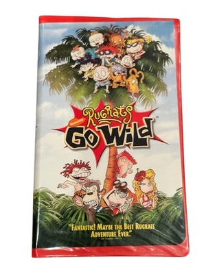 Rugrats Go Wild VHS 2003 Animated Adventure Nickelodeon Paramount Clamshell - Image 1 of 3