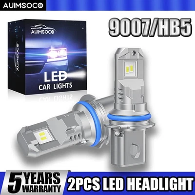 2x 12000LM LED 车头灯 9007 高/低光束套件 适用于道奇 Stratus 1995 - 2005 2006 — 第 1/4 张图片