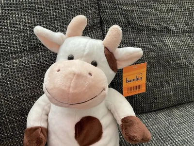 süße Kuh / Handpuppe / Kuscheltier von Bambia inkl. Etikett - Bild 1 von 4