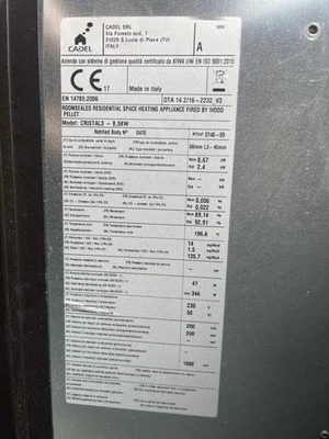 stufa pellet usata - Immagine 1 di 2