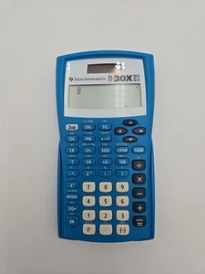 Texas Instruments TI-30X iis Blue Solar Calculator  - Picture 1 of 8
