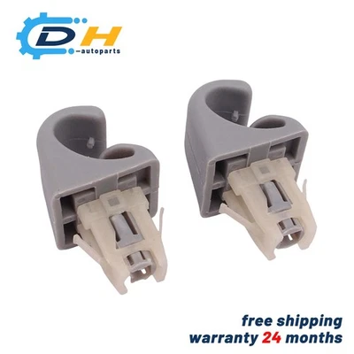 2x Retenedor de clip de gancho para parasol de vehículo gris 74348-33040 para Toyota Rav4 Corolla Foto 1 de 4