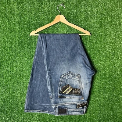 Robin's Jeans Men's Easy Rider Leather Flap Pocket Studded Denim Size 40  U.S.A - Image 1 of 4