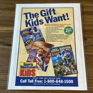 Pubblicità stampa regalo rivista vintage originale illustrata sport 1998 per bambini anni 90  - Foto 1 di 7