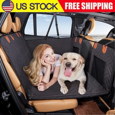 Dog Car Seat Cover Back Hard Bottom Extender For Dogs Supports 400LBS Pet USA - Image 1 of 4