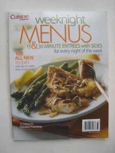 Cuisine at Home - Weeknight Menus (15 & 30 minute entrees with sides for eve... - Picture 1 of 1