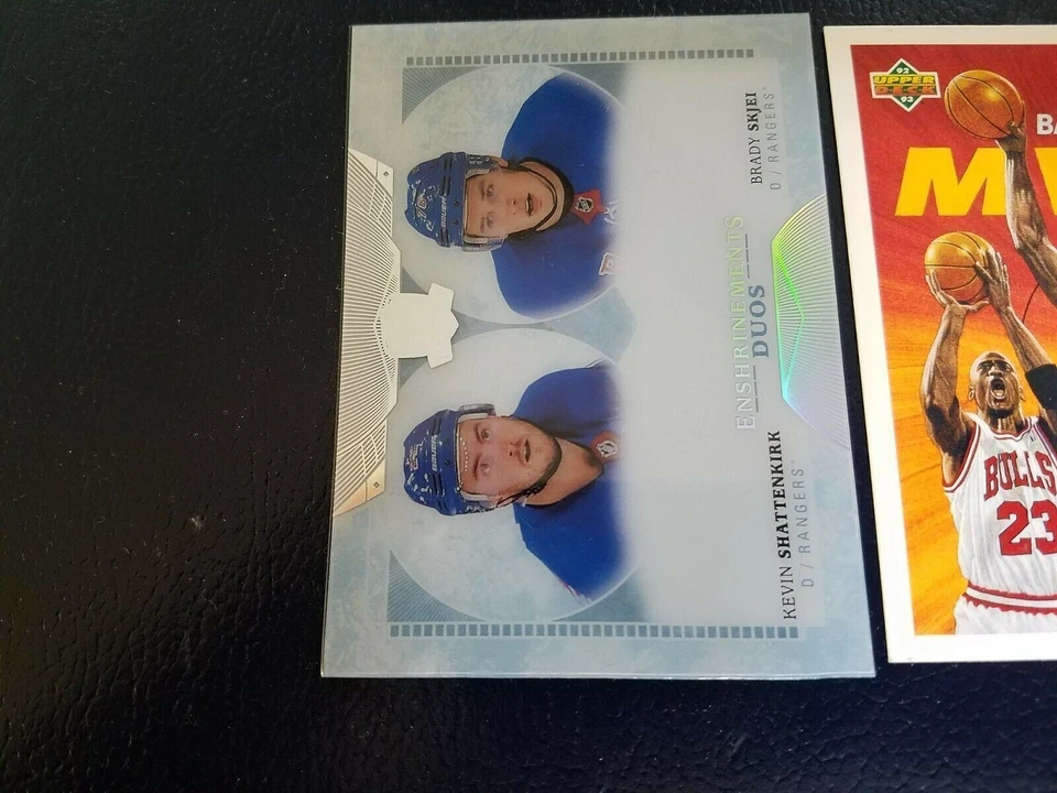 Kevin Shattenkirk Brady Skjei 2017-18 Upper Deck Cup Enshrinements DUOS BLANK - Image 1 of 3