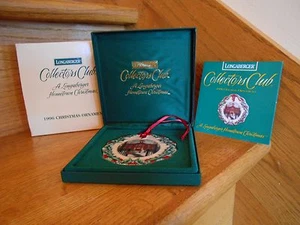 Longaberger University Ornament Club 1996 Weihnachten tolles Geschenk *gratis Versand!* - Bild 1 von 7