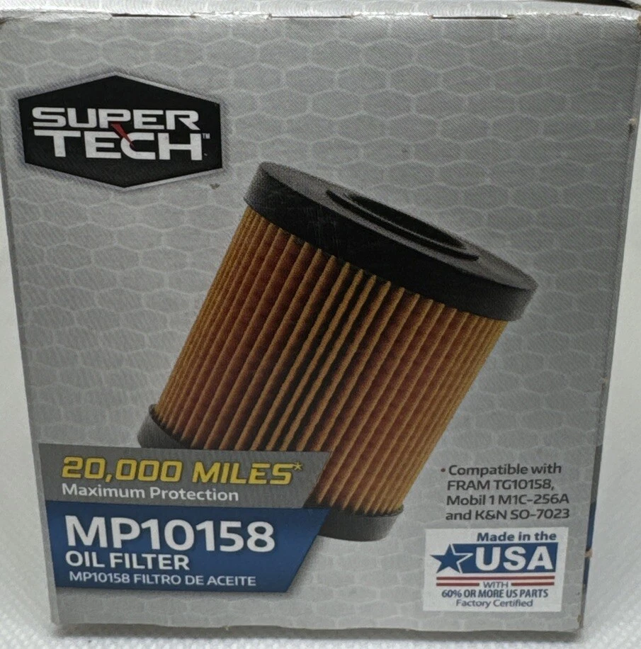 Filtro de aceite de motor MP10158 57173 Lexus IS350 Toyota 4Runner FJ Cruiser Tundra Foto 1 de 1