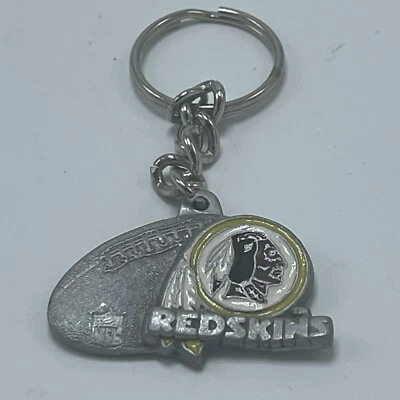 Vintage 1994 NFL Washington Redskins Keychain USA Made Fine Pewter  - Image 1 of 3