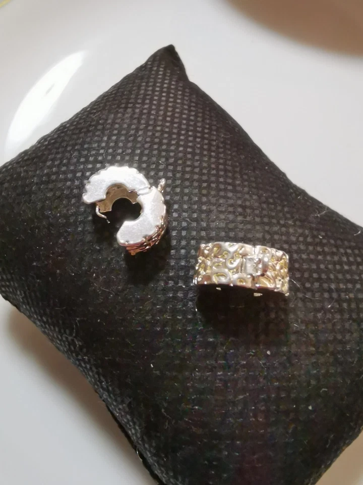2 X Stopper für ür Armband Versilbert  - Bild 1 von 3