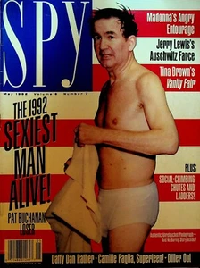 Spy Magazine May 1992 Jerry Lewis The Day the Clown Cried Madonna Pat Buchanan - Picture 1 of 3