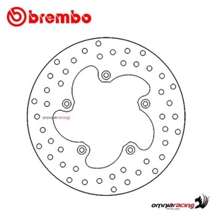 Brembo Serie Oro rear fixed brake disc for Aprilia Atlantic 500 2001-2004 - Picture 1 of 10
