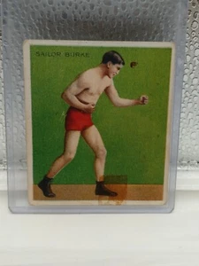 CB1 1910 T218 Sailor Burke Boxer Mekka Zigaretten Tabak Karte Fair Cond. - Bild 1 von 2