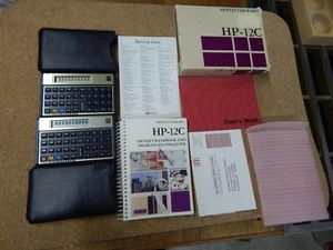 Hewlett Packard HP 12C Financial Calculator Manual Case Real Estate, 1983 - Picture 1 of 8