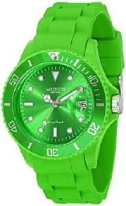 MADISON NEW YORK CANDY TIME WATCH DAMENUHR GRÜN UHR NEU HELLGRÜN - Bild 1 von 1
