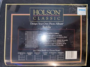 Etiquetas de subtítulos vintage Holson clásicas diseña tu propio álbum de fotos - Imagen 1 de 5