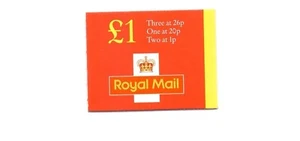 GT BRITAIN 1998 £1 BOOKLET FH42 Y1667I NO CYLINDER NO GOOD PERFS MNH - Picture 1 of 2