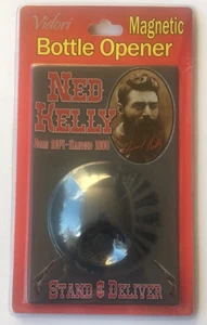 20339 NED KELLY MAGNETIC FRIDGE BOTTLE OPENER KITCHEN WALL BBQ SHED MAN CAVE - Picture 1 of 1