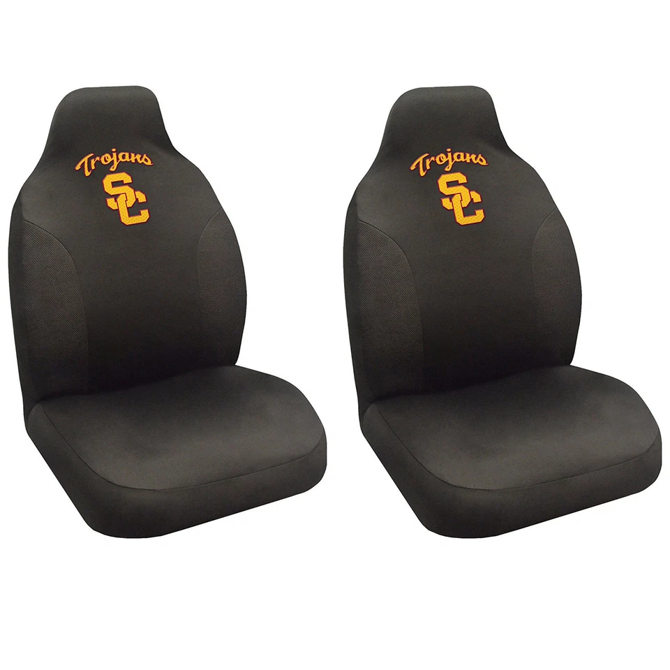NEW Football Team USC Trojans Seat Covers Universal Fit Fanmats - 2 PC - Image 1 of 1